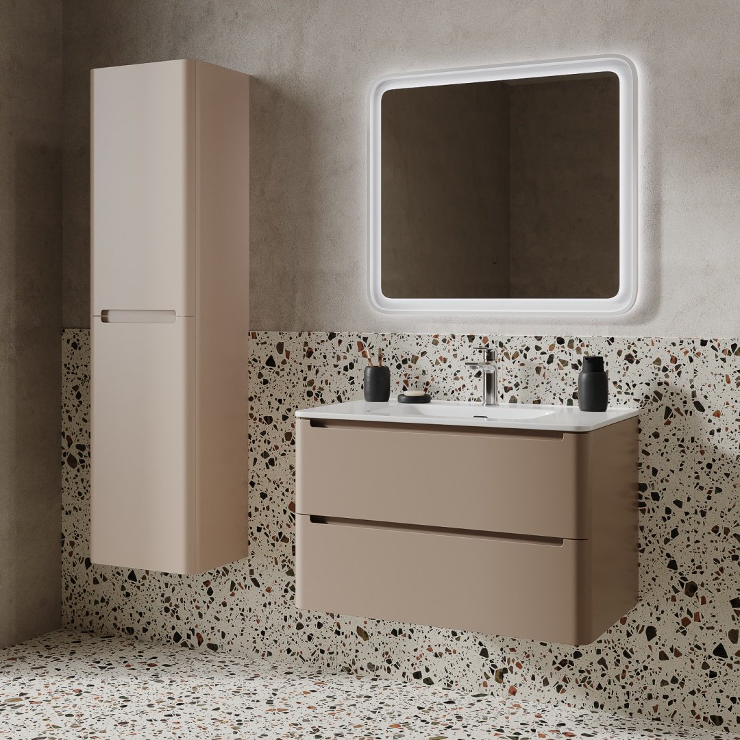 Тумба с раковиной IDDIS Edifice EDI80C0i95K / 0108000i28 , 80x50x46.7 см, коричневый купить,NaN