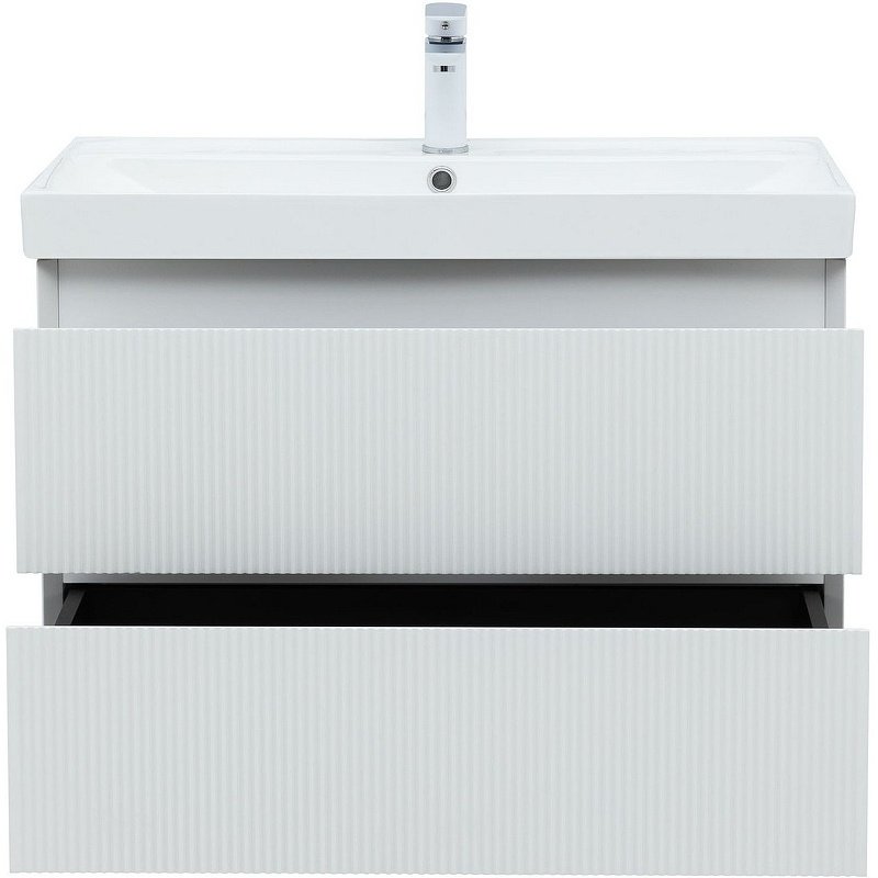 Тумба с раковиной KABINKA.KZ Flash 80 337156, 78.8x52x45.2 см, белый