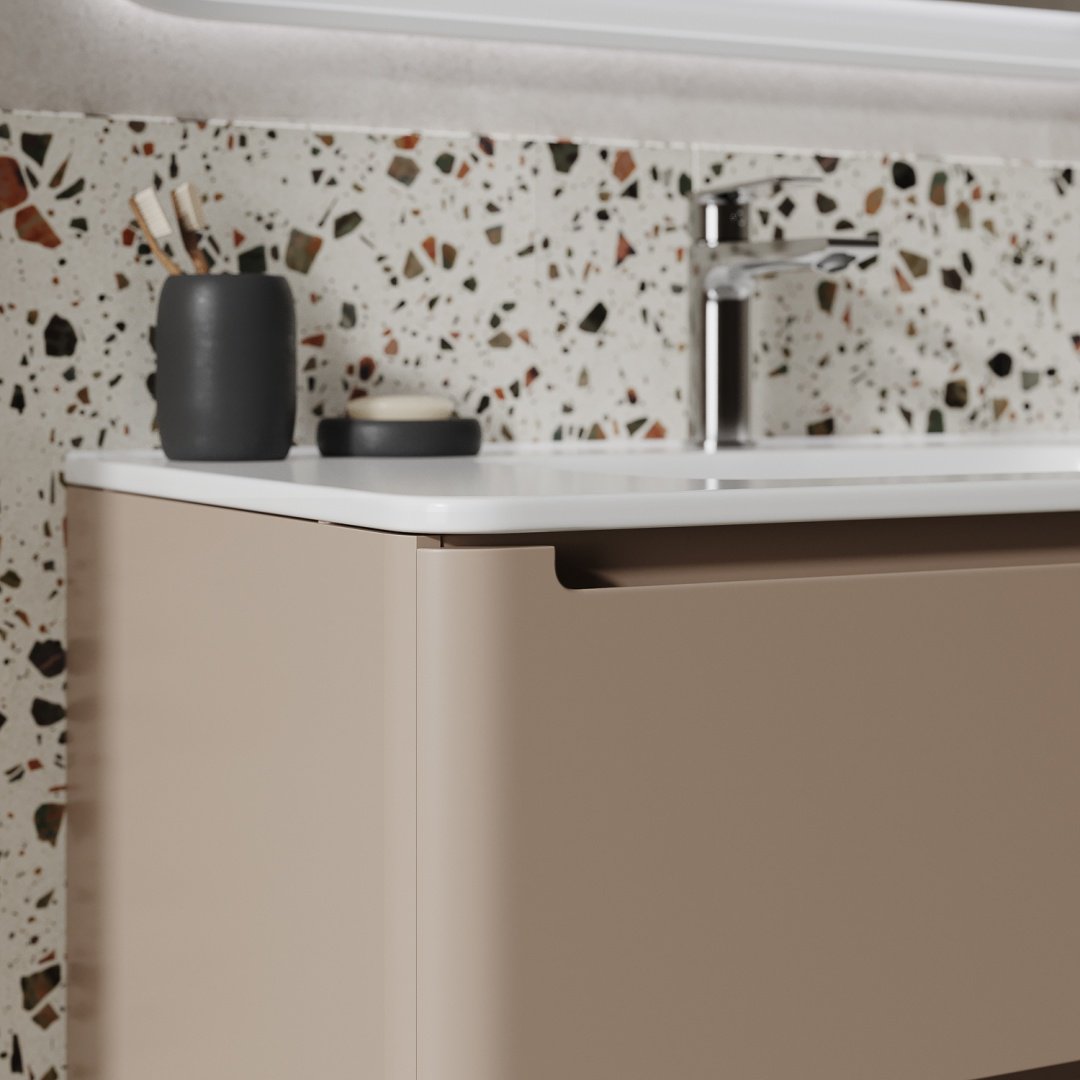 Тумба с раковиной IDDIS Edifice EDI80C0i95K / 0108000i28 , 80x50x46.7 см, коричневый купить,NaN