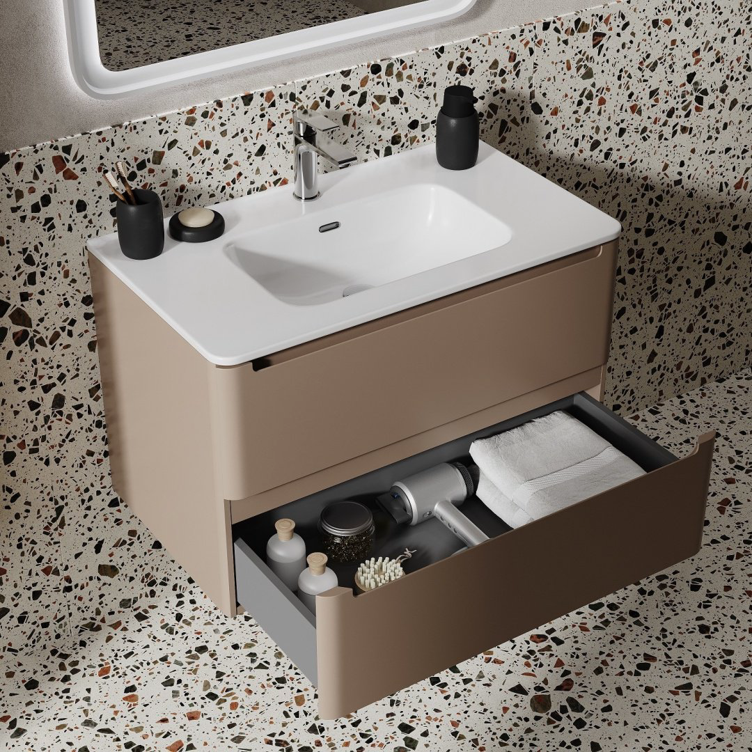 Тумба с раковиной IDDIS Edifice EDI80C0i95K / 0108000i28 , 80x50x46.7 см, коричневый купить,NaN