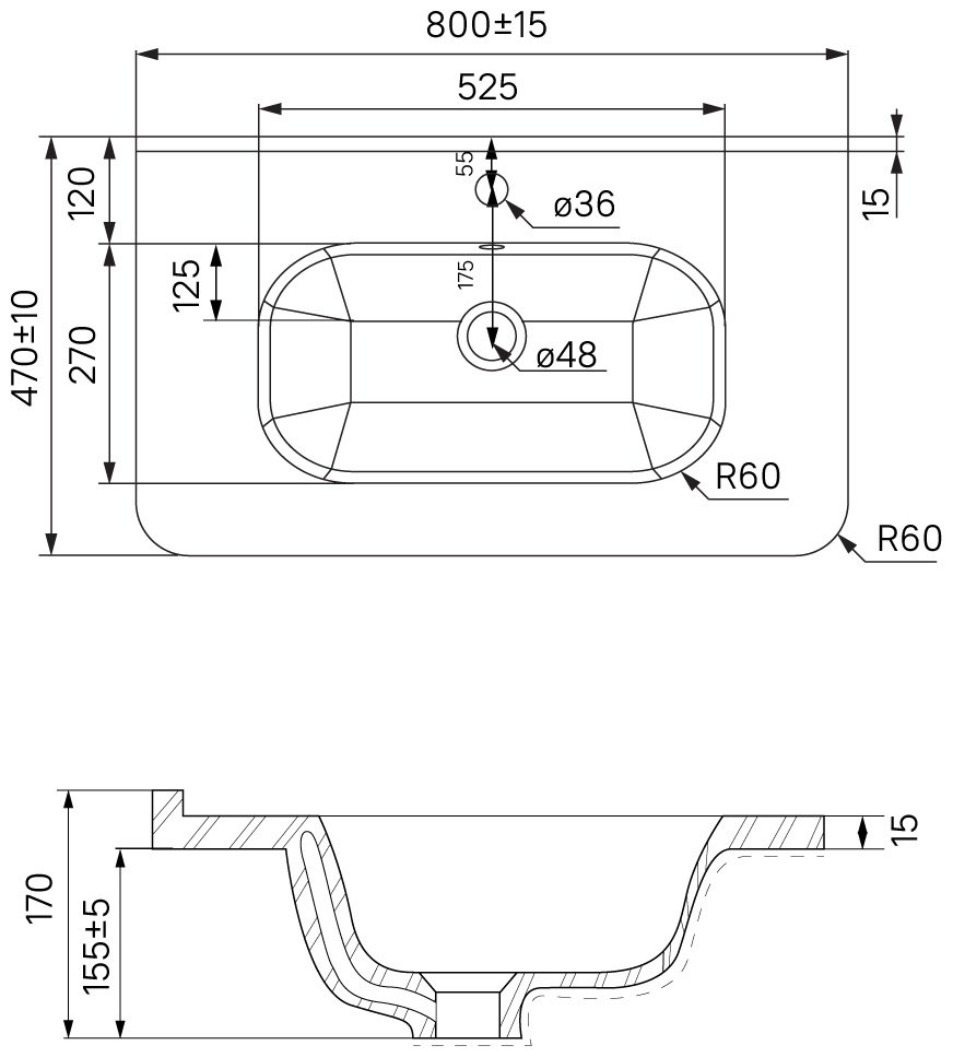 Тумба с раковиной IDDIS Edifice EDI80C0i95K / 0108000i28 , 80x50x46.7 см, коричневый купить,NaN