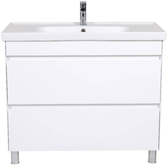Тумба с раковиной AQUARODOS Валенсия 100, 100x80x45 см, белый