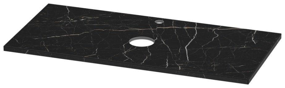 Тумба с раковиной Brevita Shanel, 100x50x47.1 см, черный