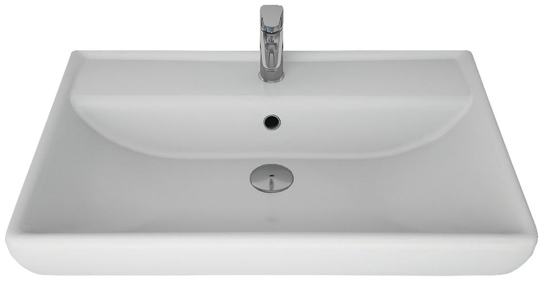 Тумба с раковиной Brevita VEG-09070-0802Я 63.8x50x43.4см зеленый купить,NaN