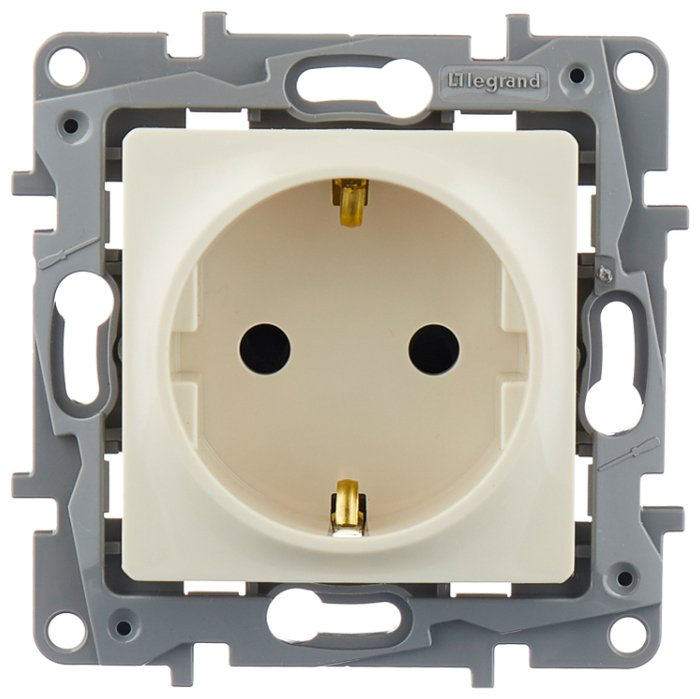 Розетка Legrand 672322 слоновая кость купить,NaN