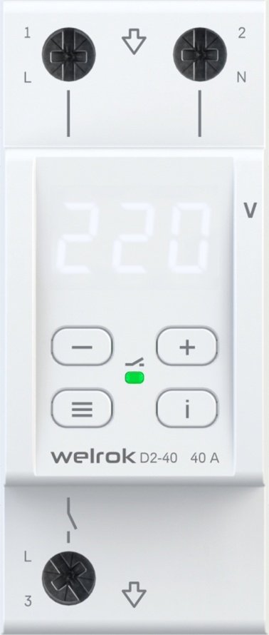 WELROK реле контроля напряжения D2-40