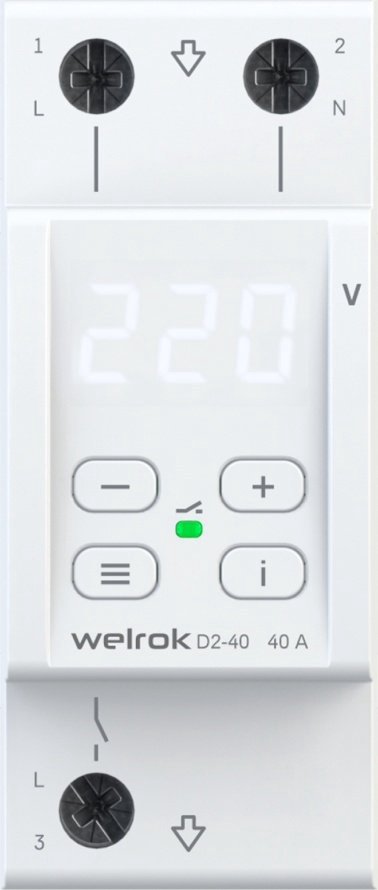 WELROK реле контроля напряжения D2-40 - ForteMarket WELROK реле контроля напряжения D2-40 купить,20710