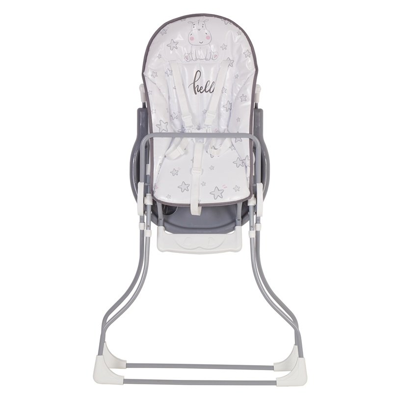 Стульчик для кормления Polini kids 152 Бегемотик Grey купить,NaN