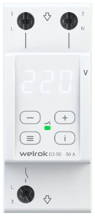 WELROK реле контроля напряжения D2-50 - ForteMarket WELROK реле контроля напряжения D2-50 купить,22698