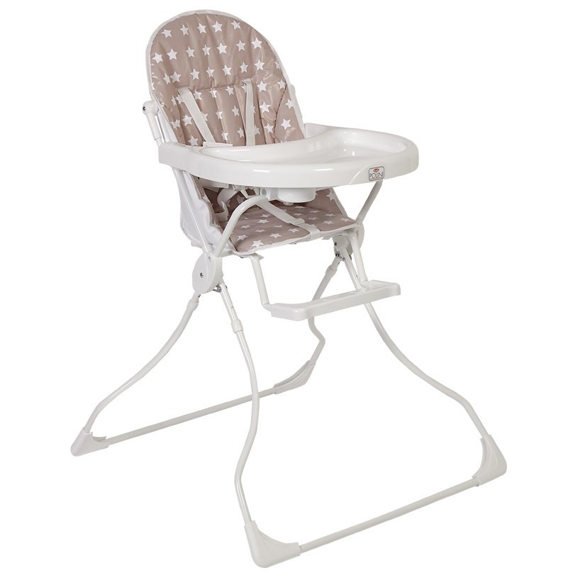 Стульчик для кормления Polini kids 152 Звезды Macchiato white купить,NaN