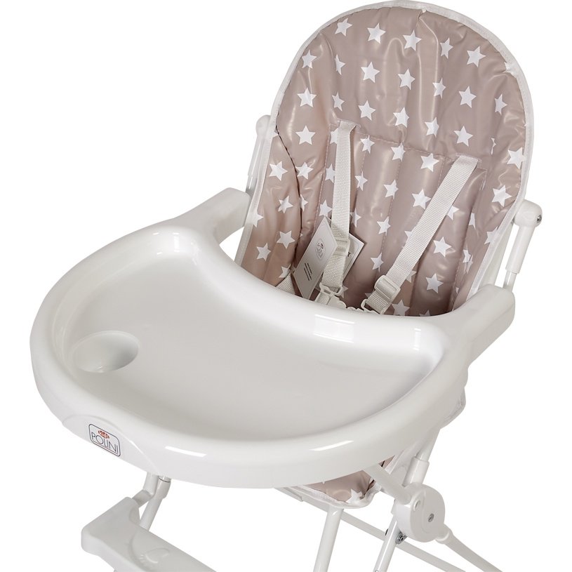 Стульчик для кормления Polini kids 152 Звезды Macchiato white купить,NaN