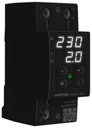 WELROK реле контроля напряжения VI-63 bk AC 220 В 63 А, кол-во фаз : 1