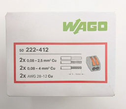 Клемма Набор клемм WAGO 222-412 от 0.08 до 4 кв.мм, 50 шт
