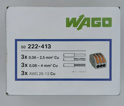 Клемма Набор клемм WAGO 222-413 от 0.08 до 4 кв.мм, 50 шт