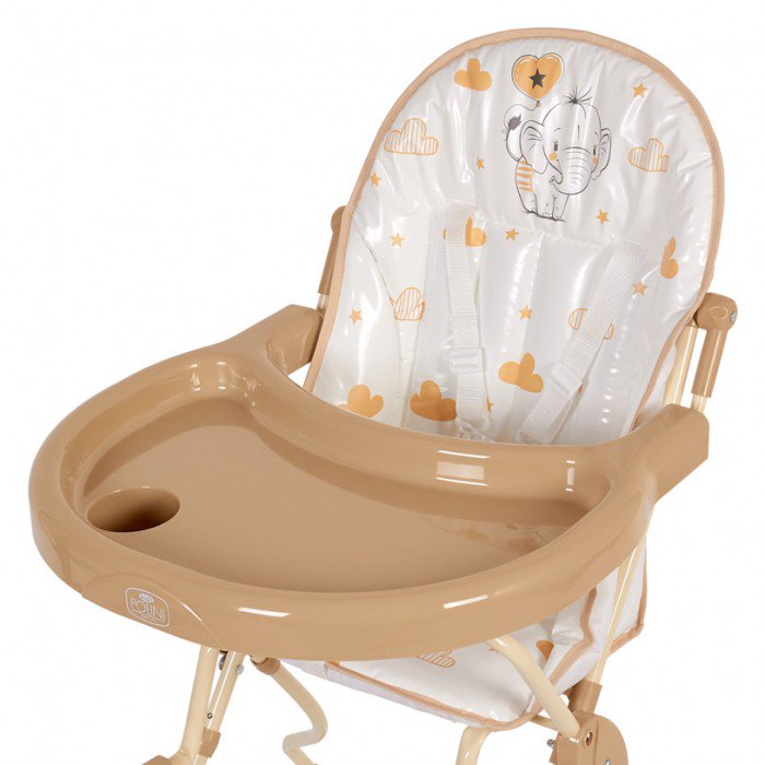Стульчик для кормления Polini kids 152 Слоник Macchiato купить,NaN