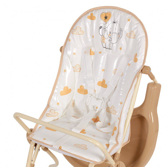 Стульчик для кормления Polini kids 152 Слоник Macchiato купить,NaN