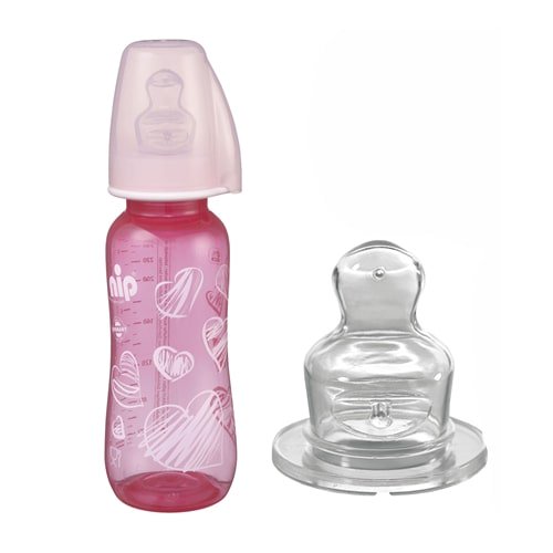 NIP Бутылочка пластиковая "Trendy" girl 250 мл купить,0