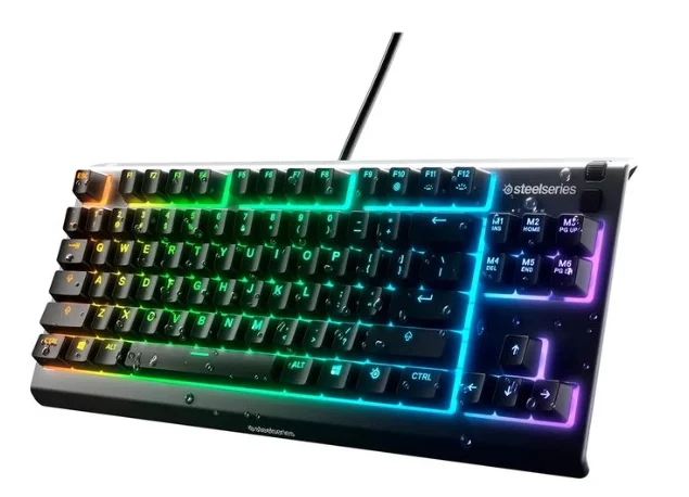 Клавиатура SteelSeries Apex 3 TKL US 64831 черная купить,0