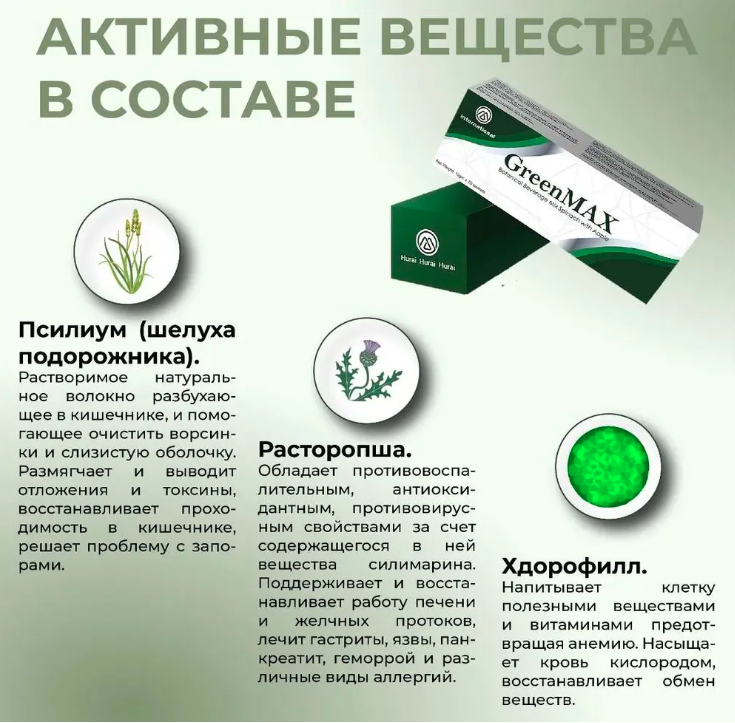 Детокс M-International GreenMax 20 стик/уп купить,NaN