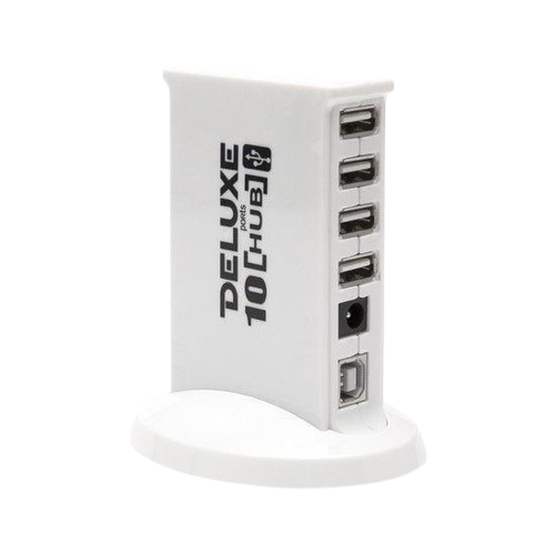 Расширитель USB Deluxe DUH1002W белый
