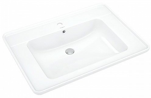 Тумба с раковиной подвесная Модена 75 Sanflor, серая