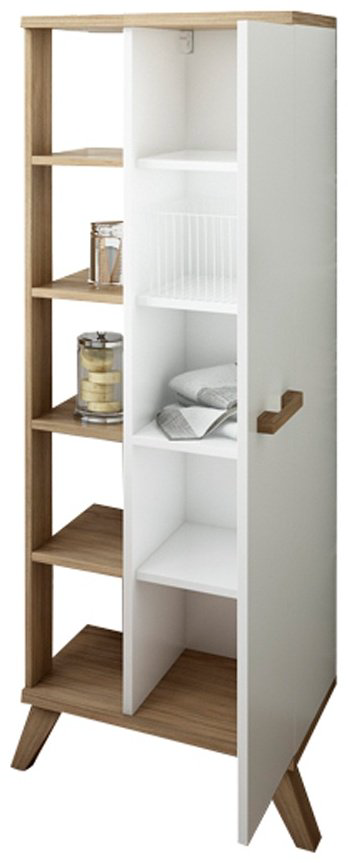 Шкаф напольный Sanflor 603235, 50x35x141 см, белый купить,NaN