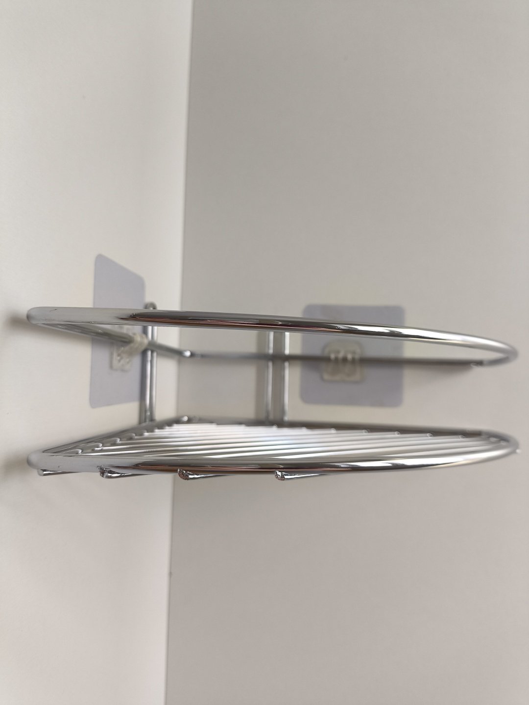 Полка для ванной П0001959 угловая Классик 1 ярус ProfFero, хром/лак
