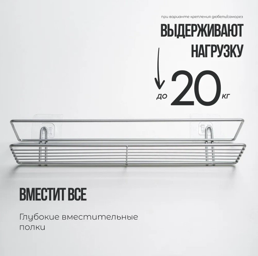 ProfFero полка П0001494 1 шт, сталь купить,NaN