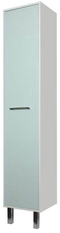 Шкаф напольный Sanflor Экко 81981326, 37.4x32x188 см, белый купить,NaN