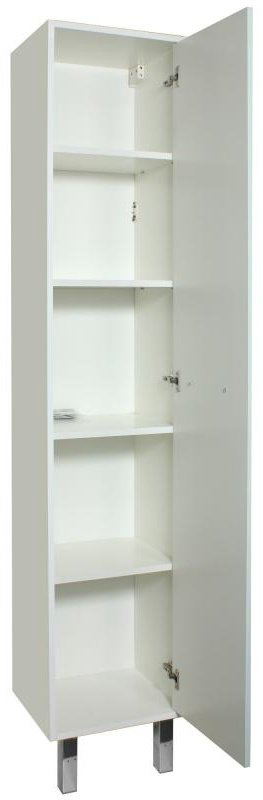 Шкаф напольный Sanflor Экко 81981326, 37.4x32x188 см, белый купить,NaN