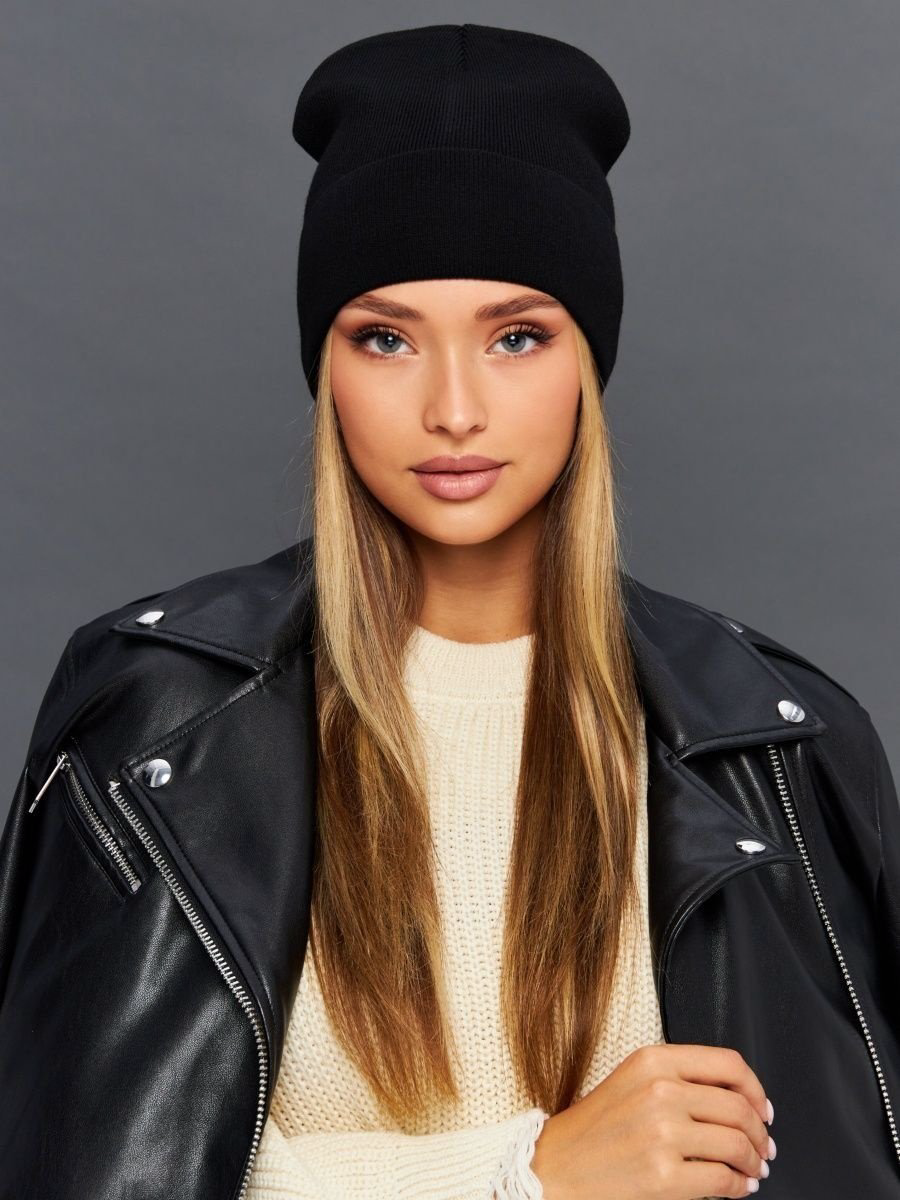 Шапка Cappello размер универсальный, черный купить,NaN