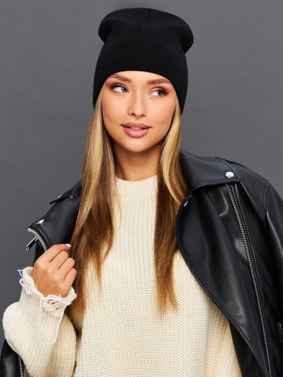 Шапка Cappello размер универсальный, черный