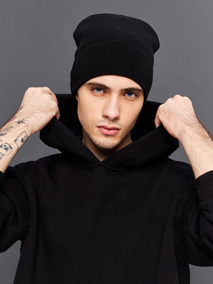 Шапка Cappello размер универсальный, черный купить,NaN