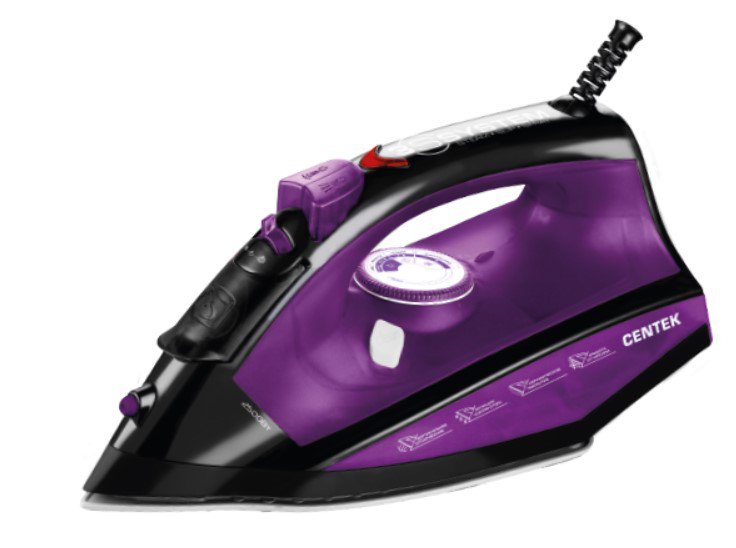 Утюг Centek CT-2355 фиолетовый 