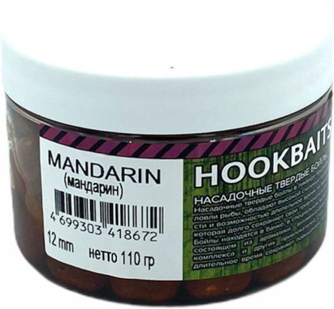 Бойлы Baits Rhino Hi-Attract Mandarin 12 мм 110 грамм купить,NaN