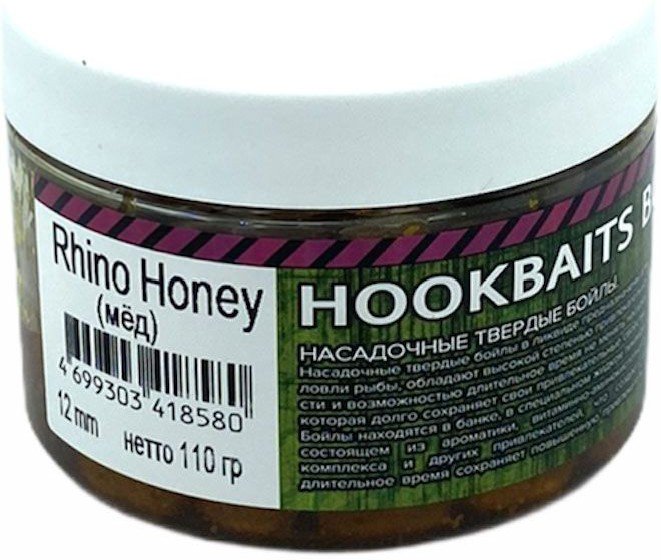 Бойлы Baits Rhino Hi-Attract Dumbells Rhino Honey 110 грамм купить,NaN