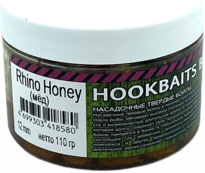 Бойлы Baits Rhino Hi-Attract Dumbells Rhino Honey 110 грамм купить,NaN