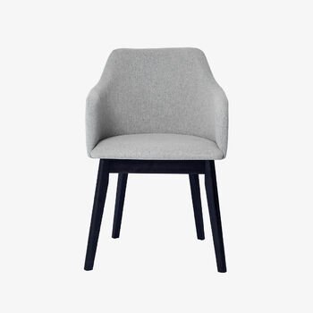 Стул Daiva Casa Каф черно-серый