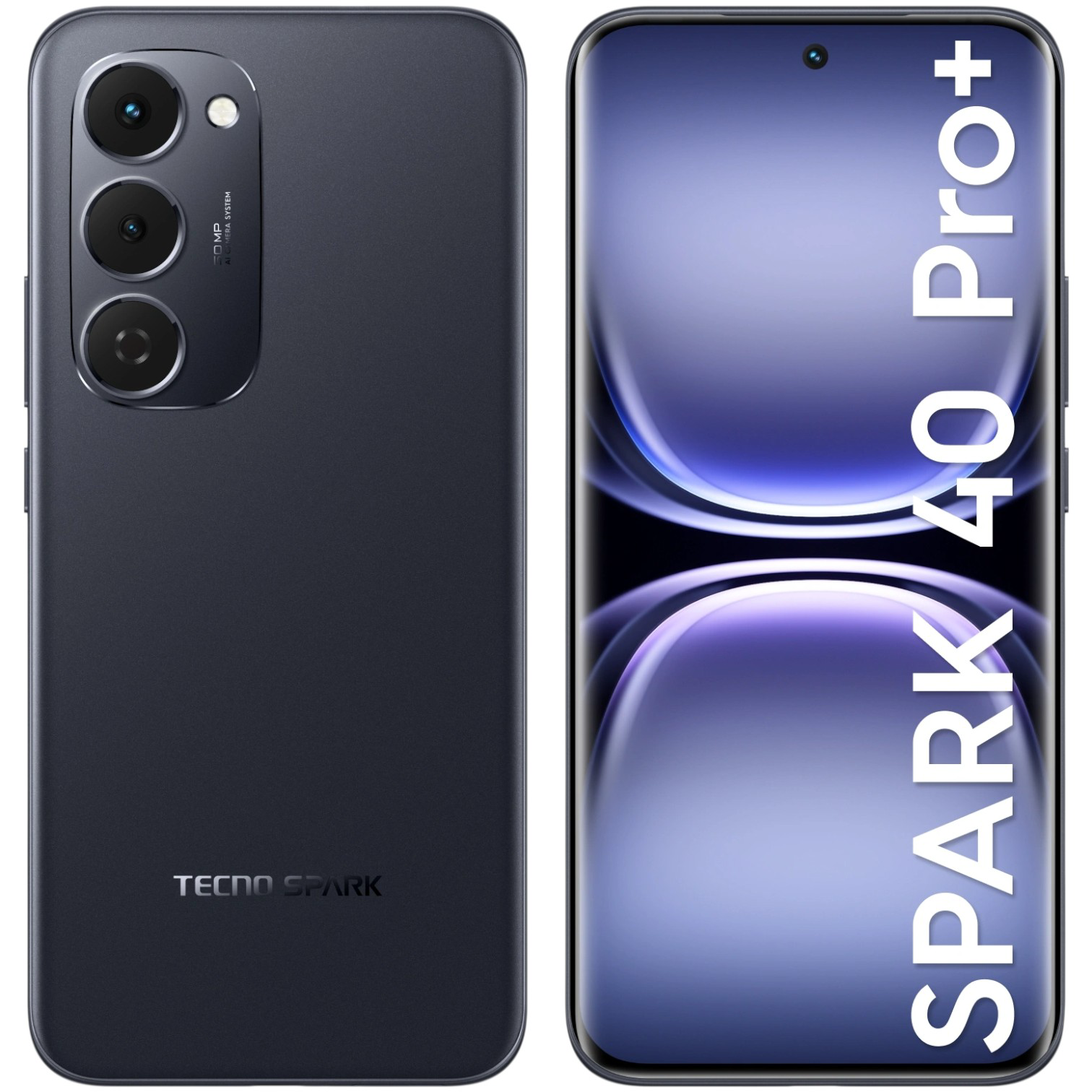 Смартфон Tecno Spark 40 Pro+ 8/256Gb Nebula Black + подарок купить,NaN