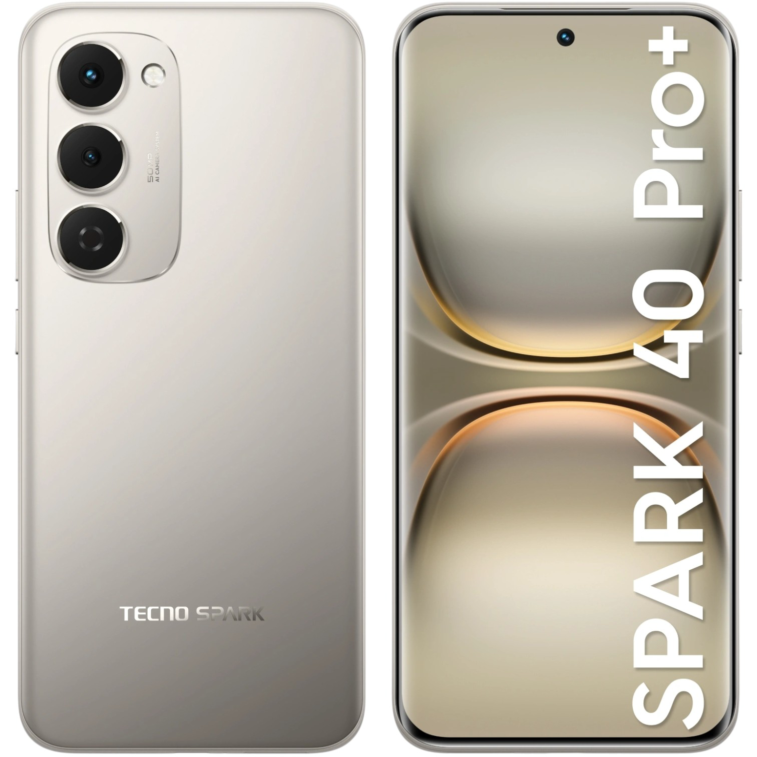 Смартфон Tecno Spark 40 Pro+ 8/256Gb Moon Titanium купить,NaN