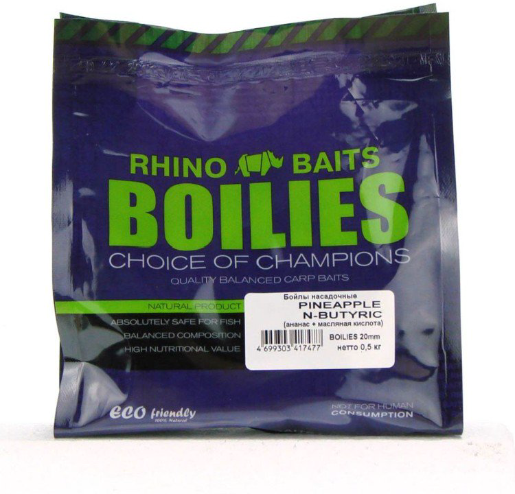 Бойлы Baits Rhino Pineapple 20мм 0,5 кг купить,NaN