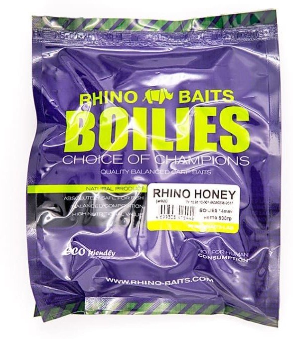 Бойлы Baits Rhino Honey 14мм 0,5 кг купить,NaN