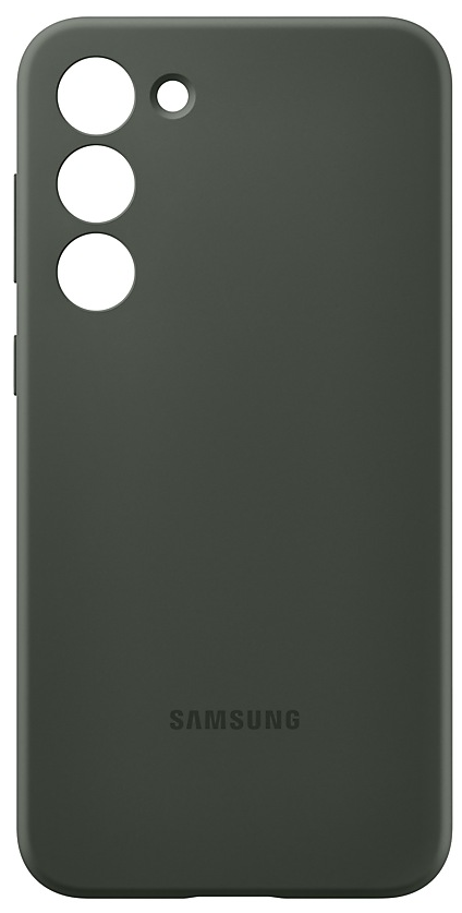 Чехол Samsung для Galaxy S23 Plus Silicone Khaki EF-PS916TGEGRU зеленый купить,NaN