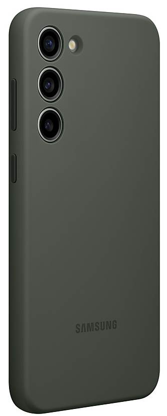 Чехол Samsung для Galaxy S23 Plus Silicone Khaki EF-PS916TGEGRU зеленый купить,NaN
