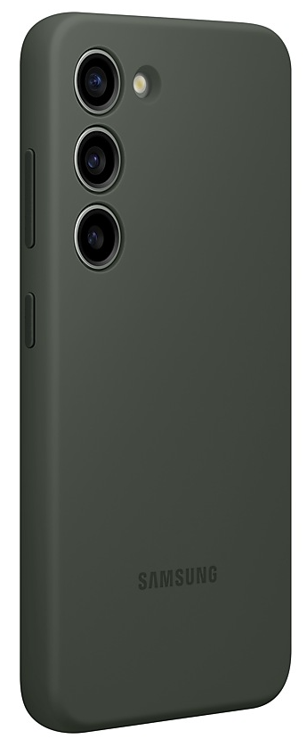 Чехол Samsung для Galaxy S23 Silicone Khaki EF-PS911TGEGRU зеленый купить,NaN
