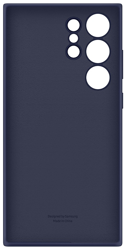 Чехол Samsung для Galaxy S23 Ultra Silicone Navy EF-PS918TNEGRU синий купить,NaN