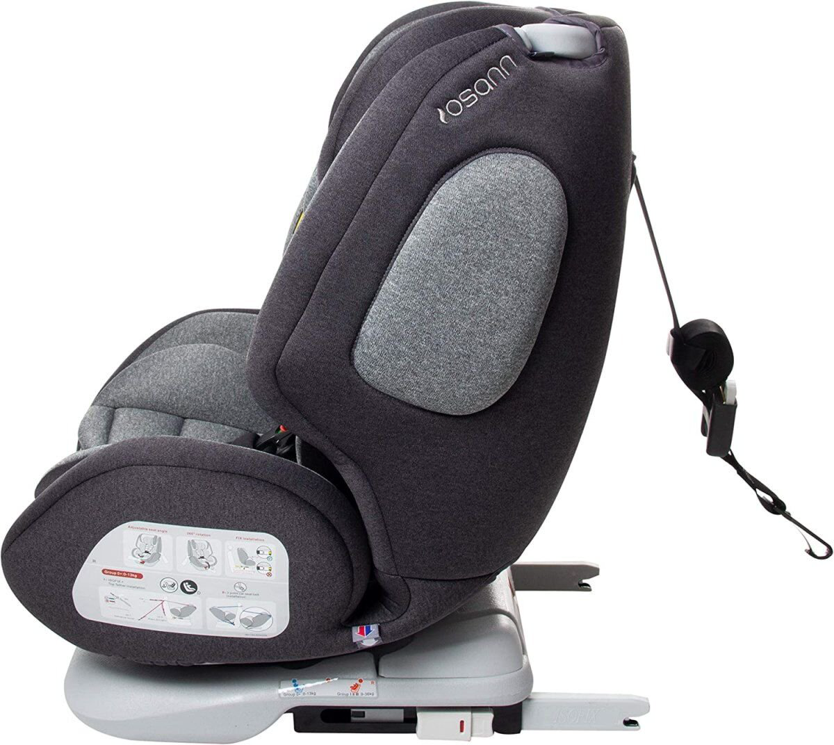 Автокресло Osann Eno 360° Universe Grey ru108-238-252 серое купить,NaN