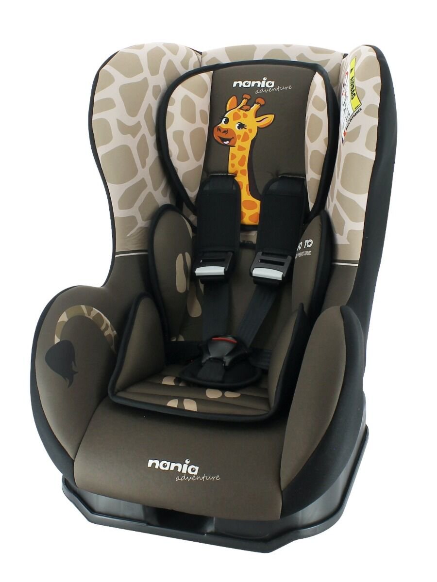 Автокресло Nania Cosmo SP Girafe Animals 394249 коричневое купить,NaN