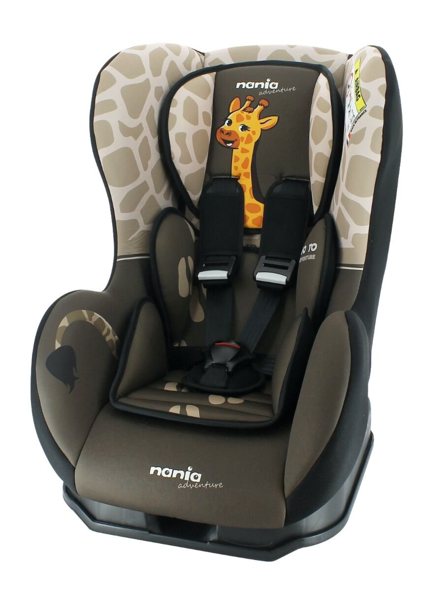 Автокресло Nania Cosmo SP Girafe Animals 394249 коричневое купить,NaN