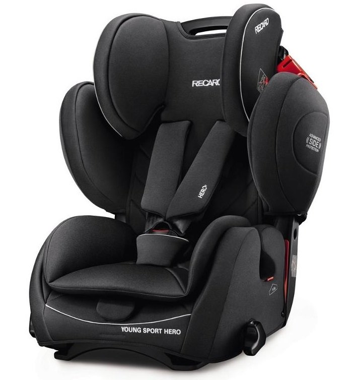 Автокресло Recaro Young Sport Hero Power Berry Black купить,NaN